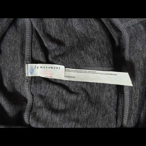 Free People Leggings Small Gray Pull On Intuition Pants Heather Colorblock - Picture 8 of 10